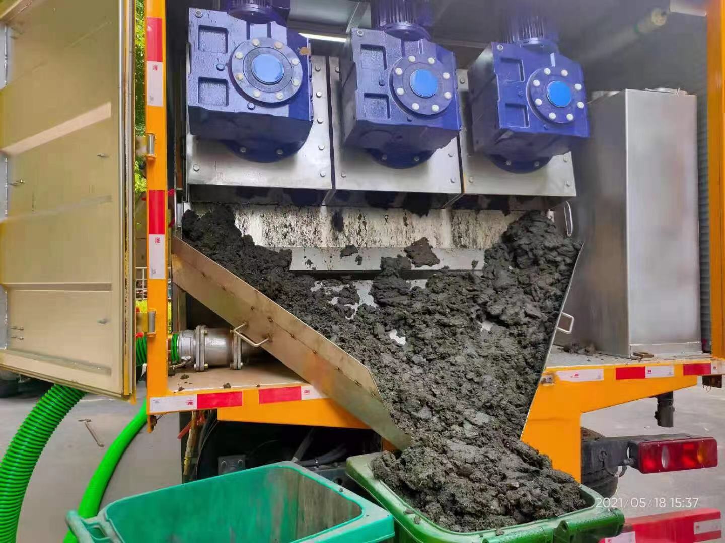 市北化粪池清掏城市维护站-泥浆净化干湿分离处理